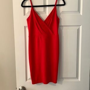 Lulu’s red cocktail dress